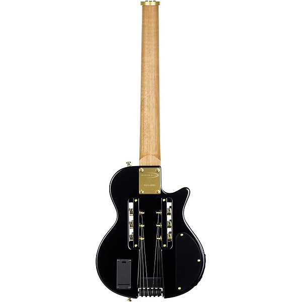 Traveler Guitar EG-1 Custom Left-Handed Electric Travel Guitar Black