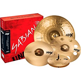 SABIAN HHX Evolution Cymbal Set With Free 18" Ozone Crash