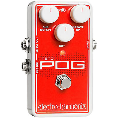 Electro-Harmonix Nano Pog Polyphonic Octave Generator Guitar Effects Pedal for sale