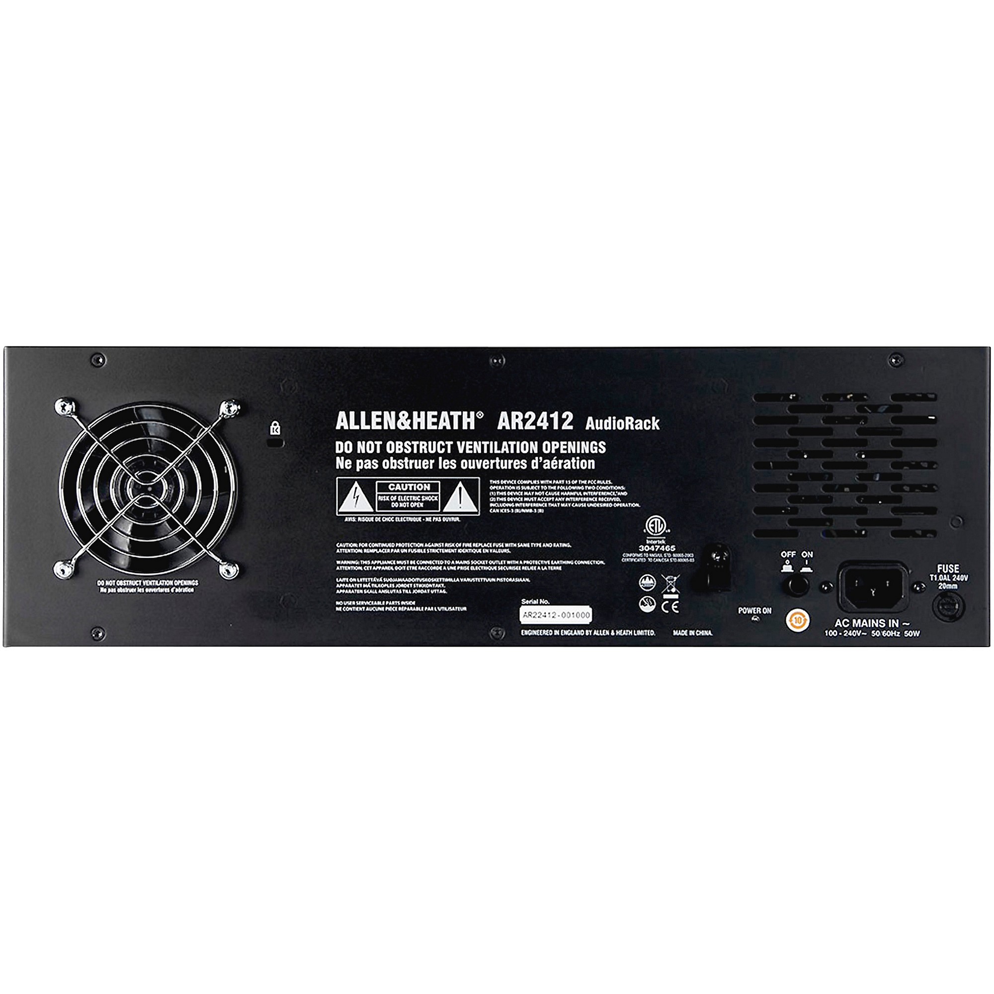 Allen & Heath AR2412 Remote Audio Rack 24x12 | Guitar Center