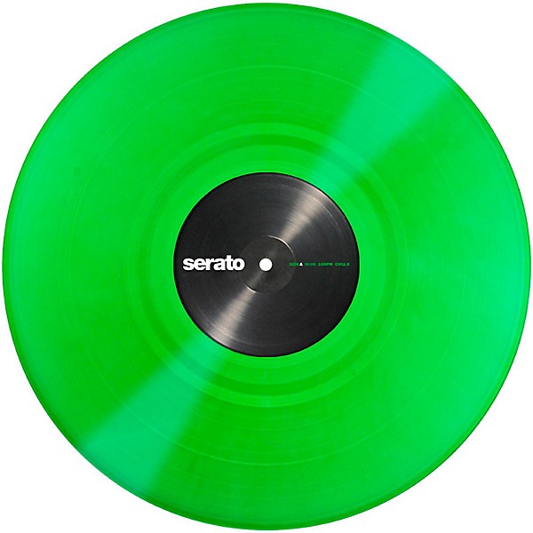Serato 12-Inch Official Control Vinyl (Pair) Green