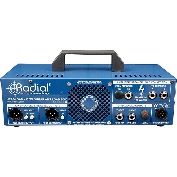 Radial Engineering Headload Guitar Amp Load Box 4 ohms