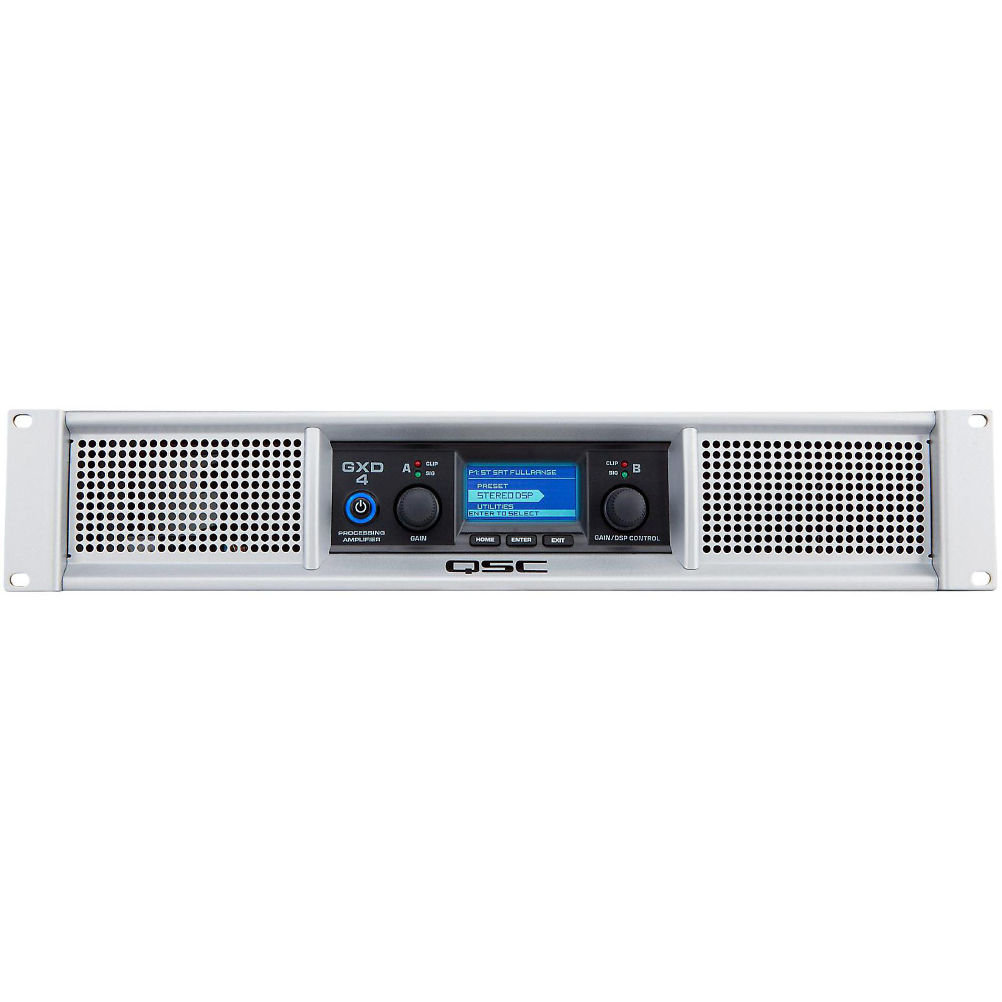 QSC GXD 4 Professional Power Amplifier | Guitar Center