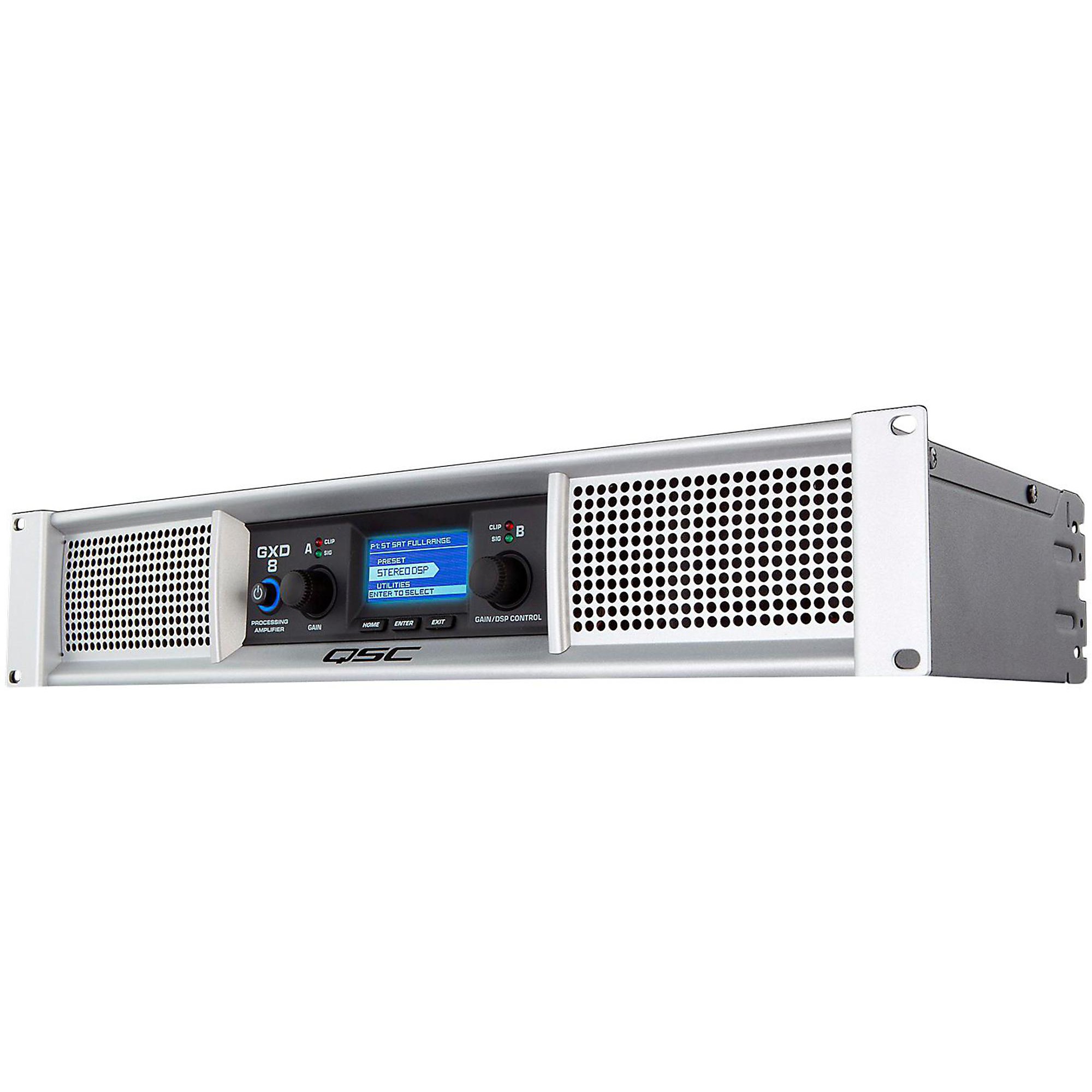 QSC GXD 8 Professional Power Amplifier | Guitar Center