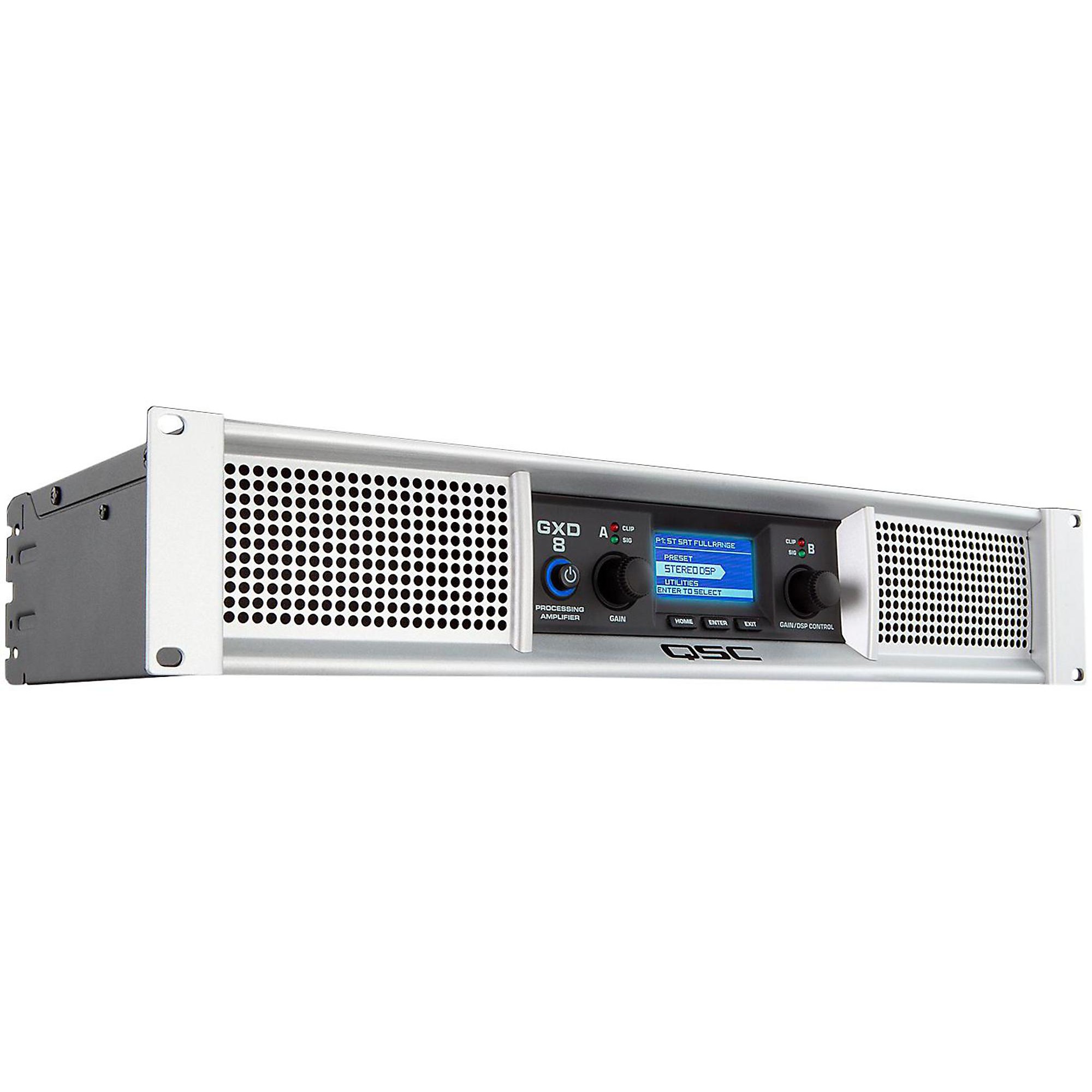 QSC GXD 8 Professional Power Amplifier | Guitar Center