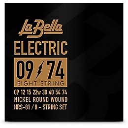 La Bella HRS-81 8-String Electric Guitar Strings