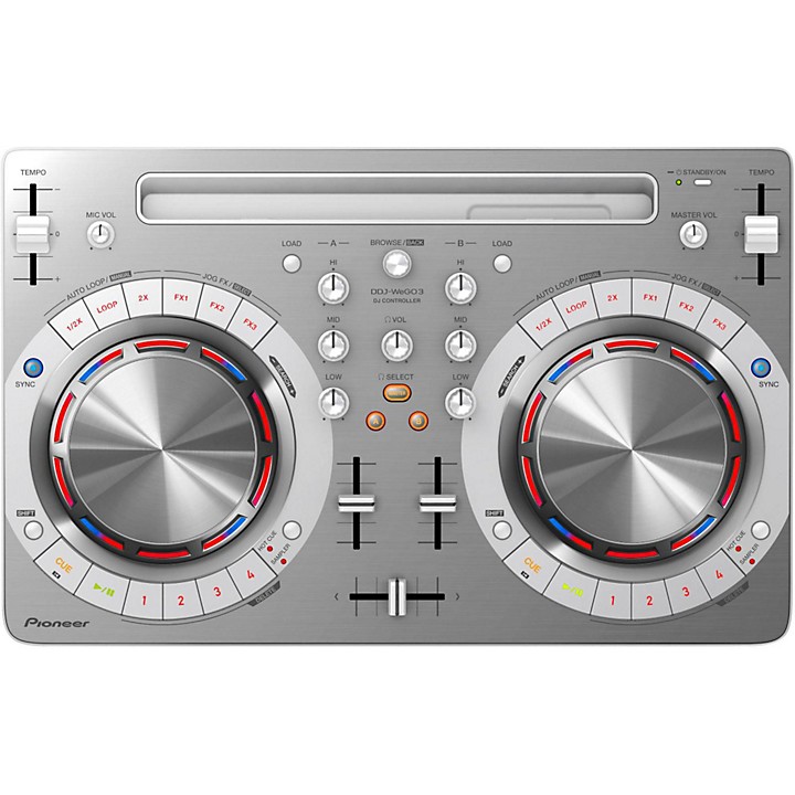 Open Box Pioneer DJ DDJ-WEGO3 Compact DJ Controller with iOS
