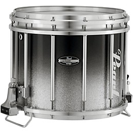 Pearl Championship CarbonCore Varsity FFX Marching Snare Drum Fade Top Finish 14 x 12 in. Black Silver #982