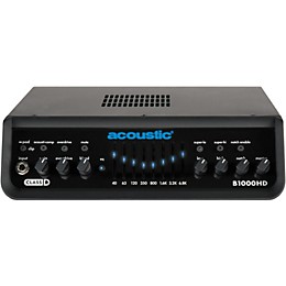 Open Box Acoustic B1000HD 1,000W Bass Amp Head Level 1
