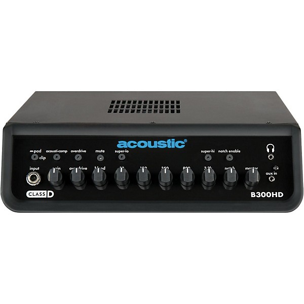 Open Box Acoustic B300HD 300W Bass Amp Head Level 1