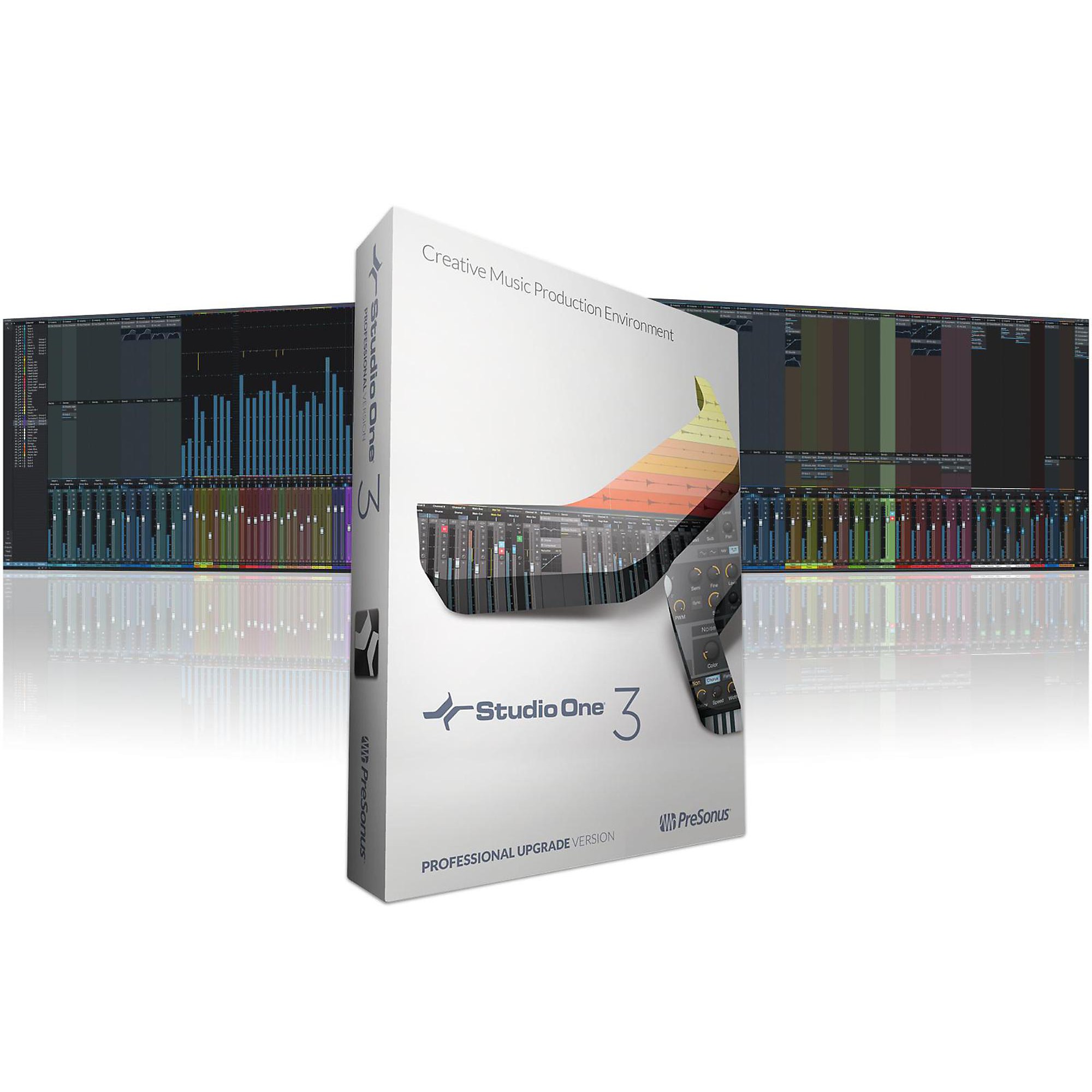 PreSonus Studio One 3.2 Professional Upgrade from Artist 1 or 2 Software  Download | Guitar Center