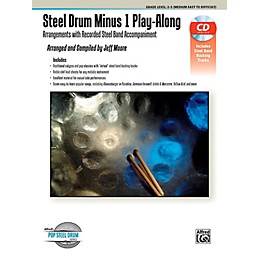 Open Box Alfred Steel Drum Minus 1 Play-Along - Book & CD Level 1