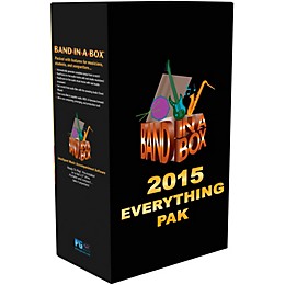 PG Music Band-in-a-Box 2015 EverythingPAK (Win-Portable Hard Drive)