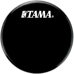 TAMA Logo Resonant Bass Drum Head 22 in. Black