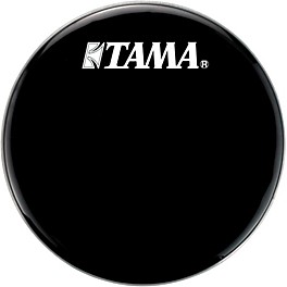 TAMA Logo Resonant Bass Drum Head 22 in. Black