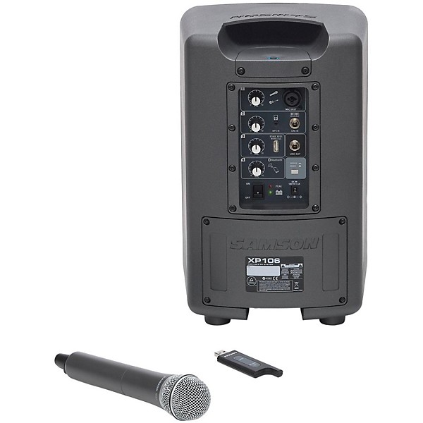 Samson Expedition XP106w Portable PA with Handheld Wireless Microphone