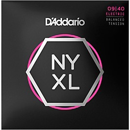 D'Addario NYXL0940BT Super Light Balanced Tension Electric Guitar Strings