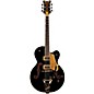 Gretsch Guitars G6139T-CB Black Falcon Center-Block Limited Edition Single Cutaway Electric Guitar Black/Gold thumbnail