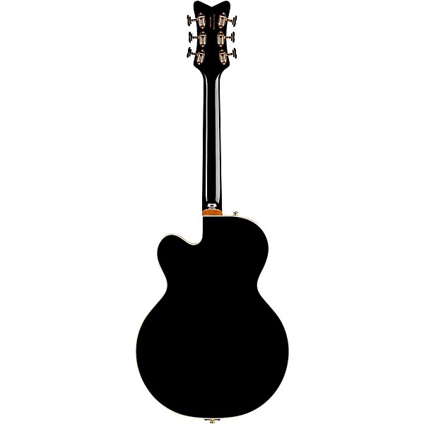 Gretsch Guitars G6139T-CB Black Falcon Center-Block Limited Edition Single Cutaway Electric Guitar Black/Gold