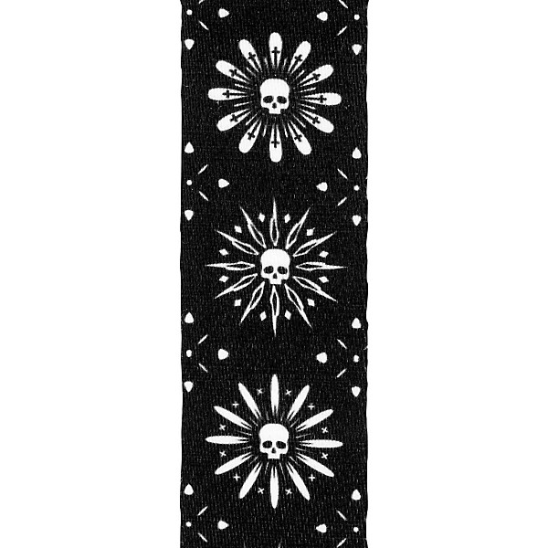 D'Addario Planet Waves Skull Burst Guitar Strap