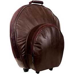 Open Box SABIAN Pro 24 Vintage Cymbal Bag Level 2 Vintage Brown 888365990170
