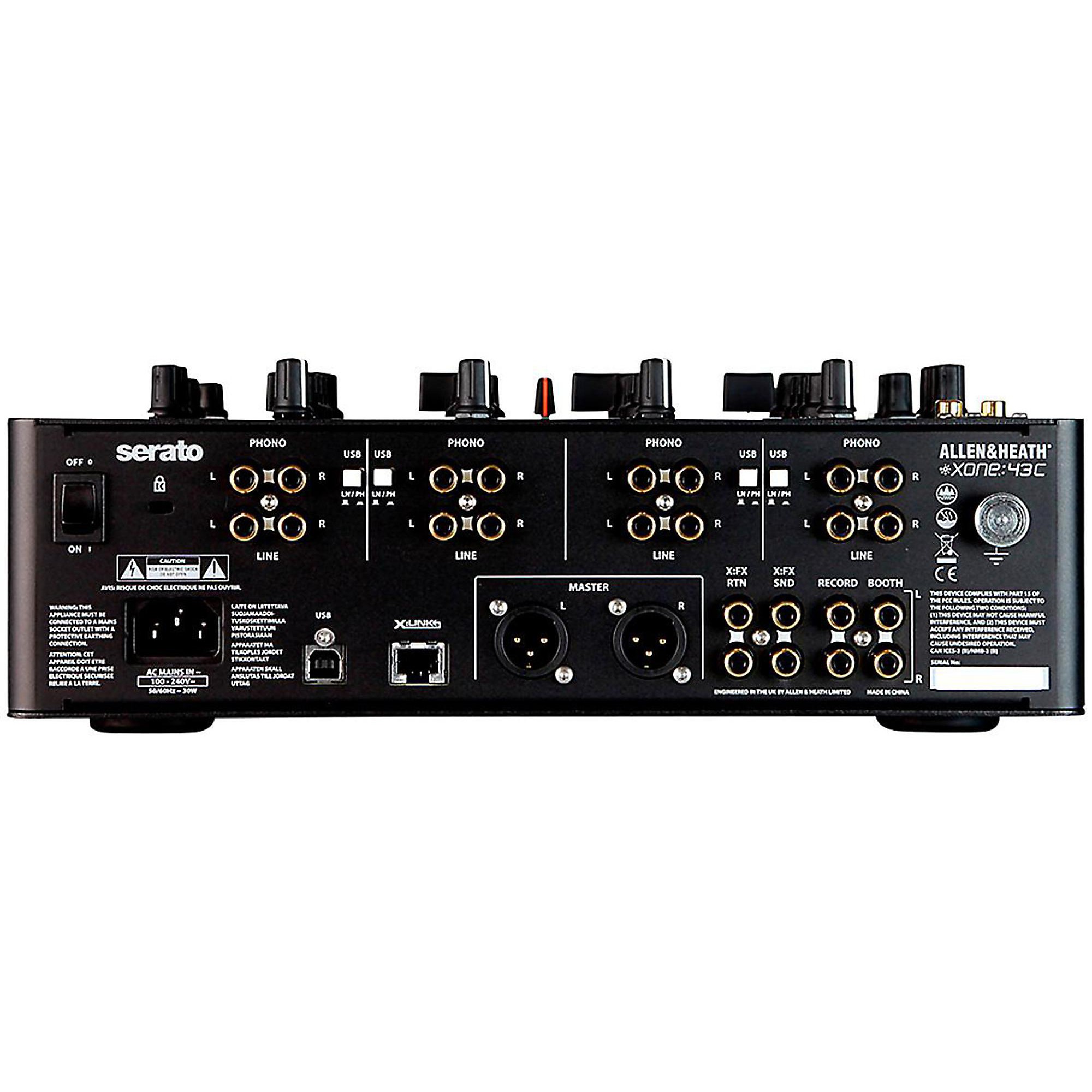 Allen & Heath Xone:43C DJ Mixer with Soundcard | Guitar Center