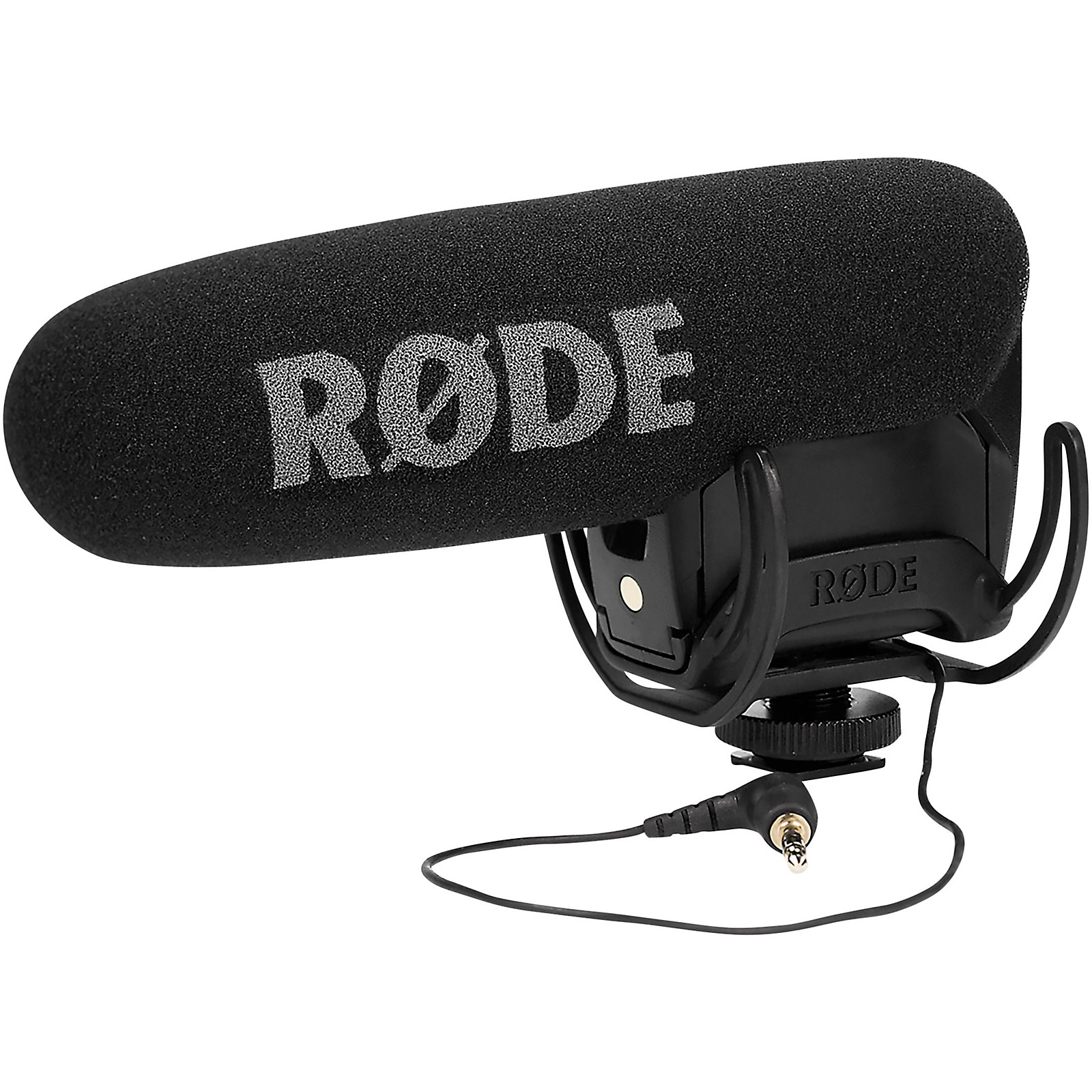 Rode Videomic Pro R Plus with Boom Pole 10' Audio Cable and MA-100 Adapter 