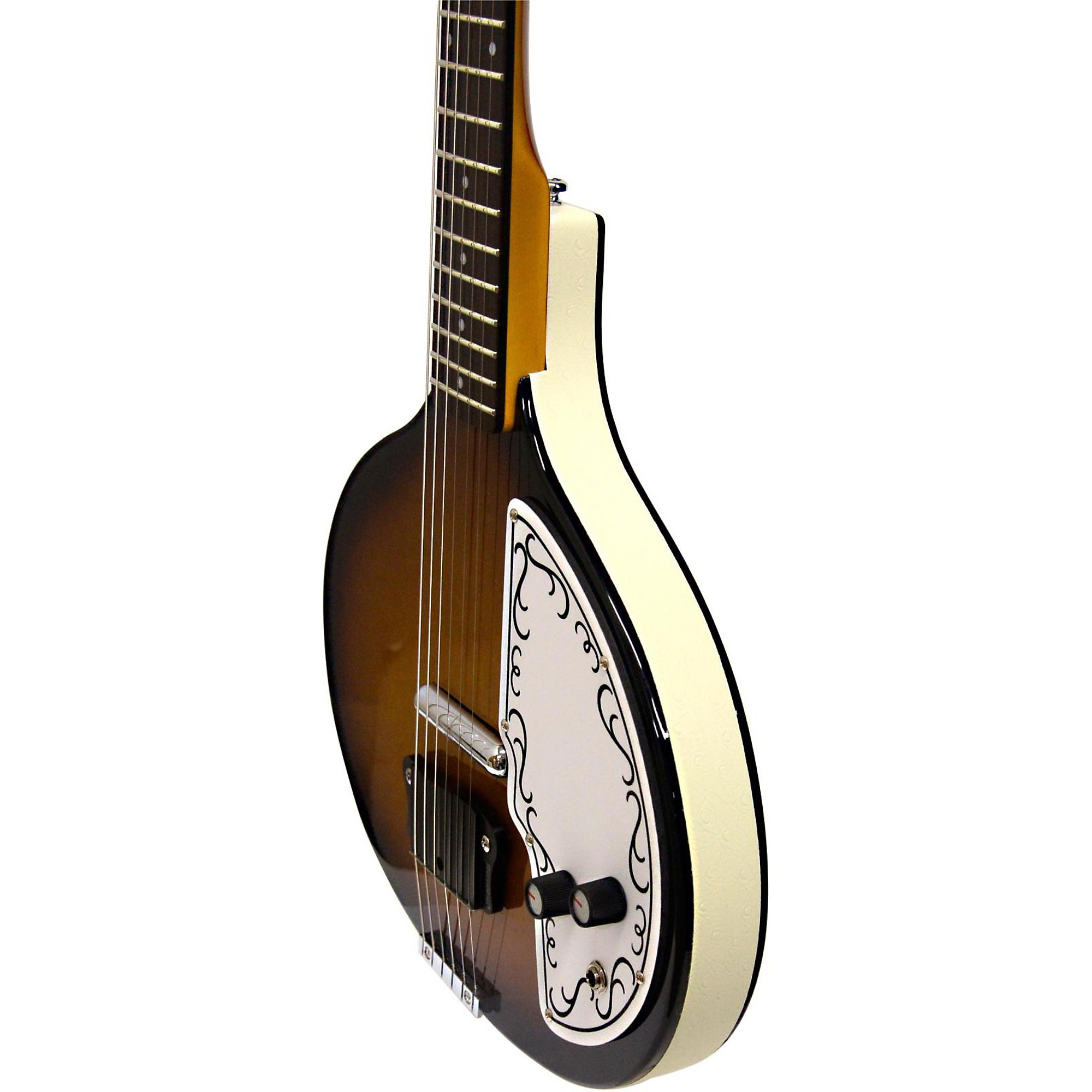 Open Box Danelectro Baby Sitar Tobacco Sunburst 190839543691