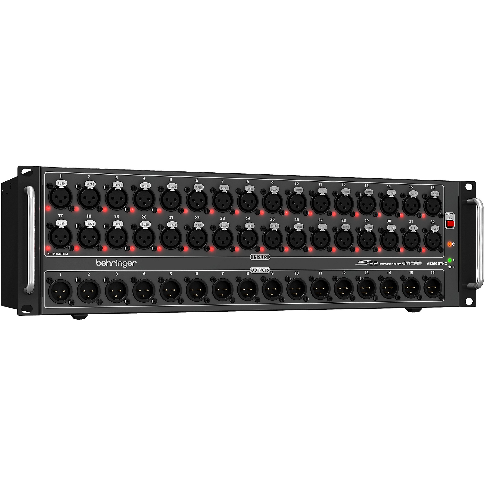 Open Box Behringer S32 32-Input Digital Stage Box Regular