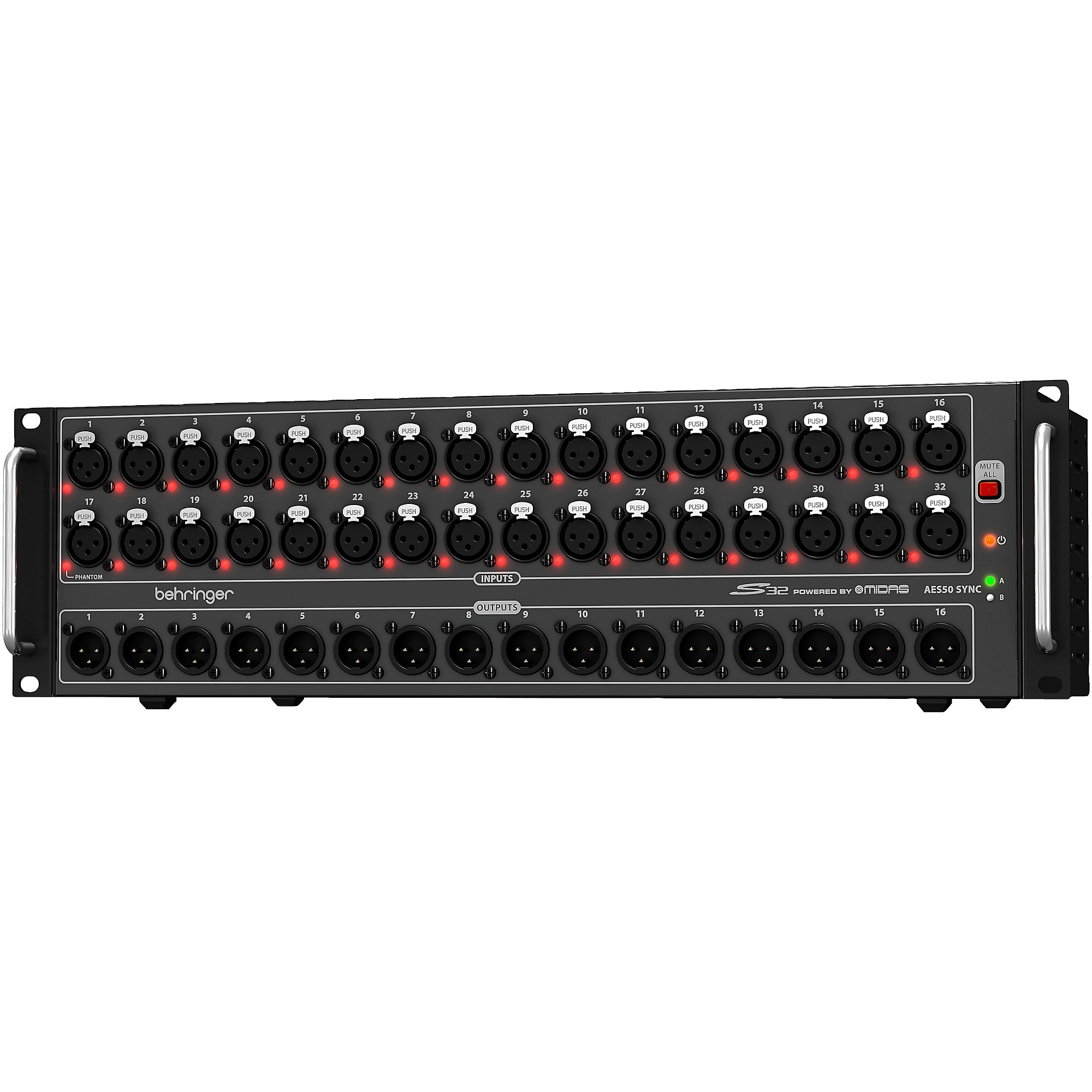 Behringer S32 32-Input Digital Stage Box | Guitar Center