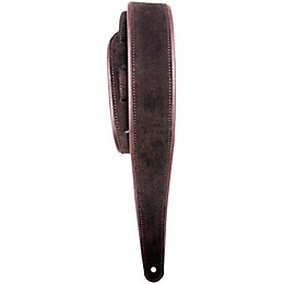 LM Products PM-8 Premier Suede Guitar Strap Brown