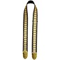 LM Products 2" Cotton Jacquard Guitar Strap with Cotton Web Backing Gold thumbnail