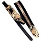 LM Products Snake Embossed and Suede Guitar Strap Black thumbnail