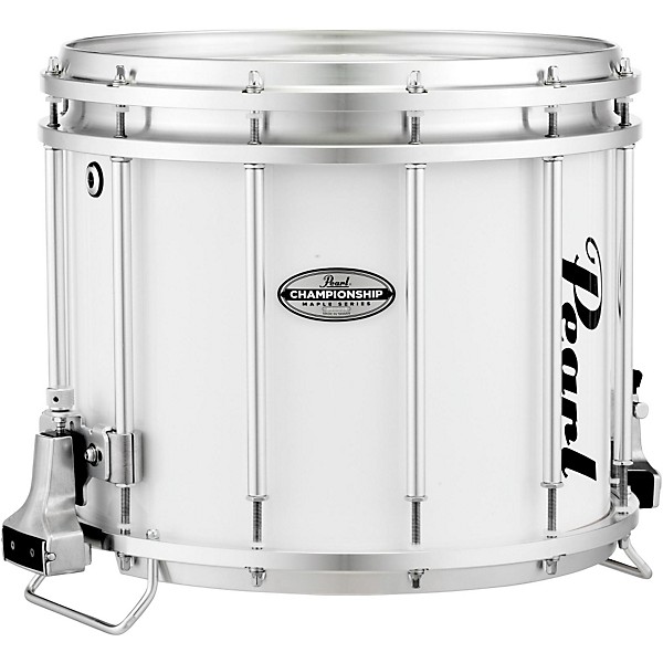 Pearl Championship CarbonCore FFX Marching Snare Drum - 14 x 12 inch -  Piano Black Lacquer