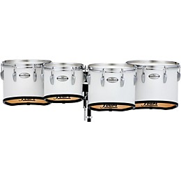 Pearl Championship Maple Marching Tenor Drums Quad Sonic Cut 10 in. Pure White
