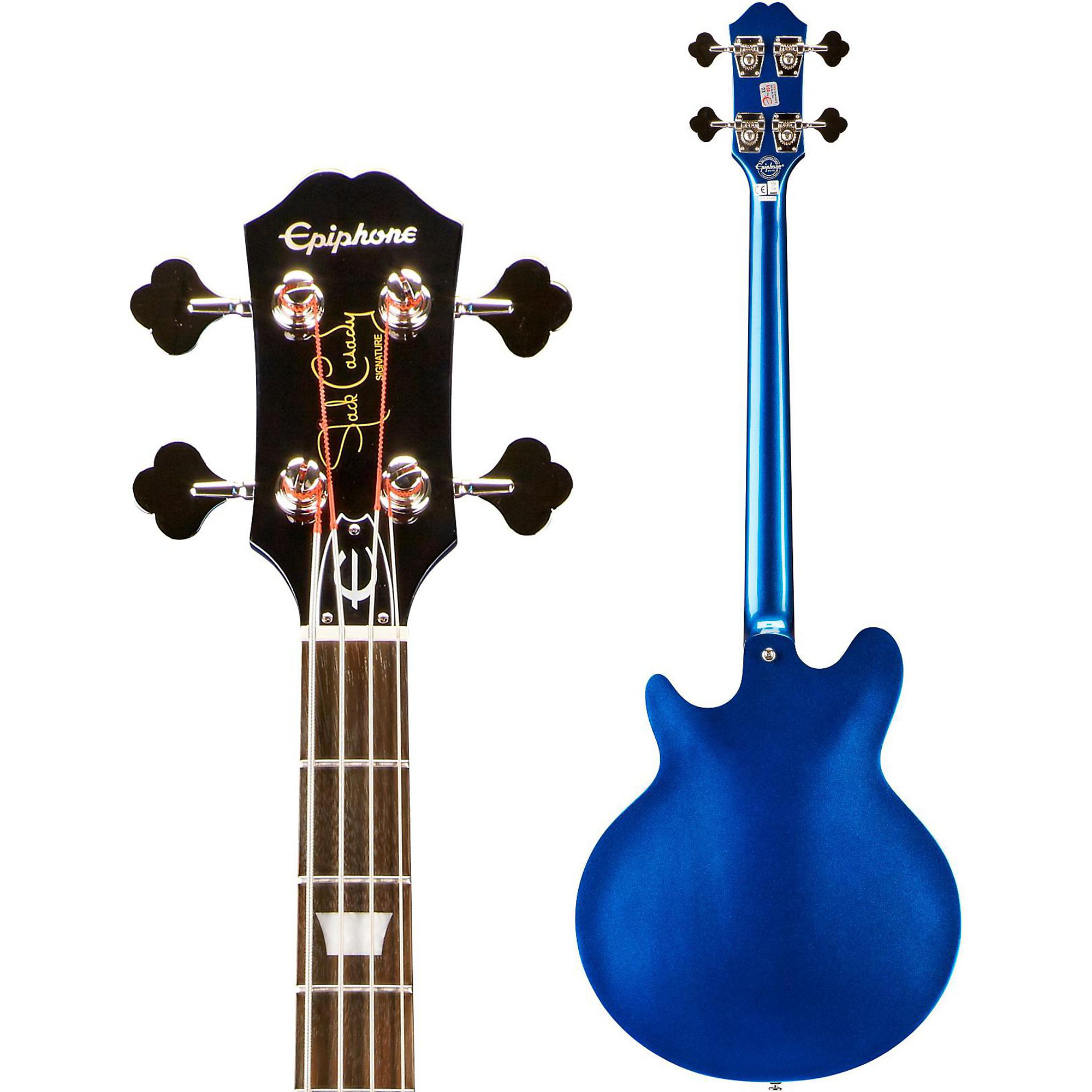 ベース Epiphone Jack Casady Bass Epiphone The World's Most Popular Semi-Hollow Electric Bass