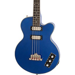 Open Box Epiphone Limited Edition Allen Woody Rumblekat Blue Royale Bass Guitar Level 1 Chicago Pearl