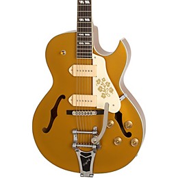 Open Box Epiphone Limited Edition ES-295 Hollow Body Electric Guitar Level 2 Metallic Gold 190839107626