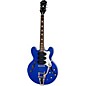 Open Box Epiphone Limited Edition Riviera Custom P93 Blue Royale Electric Guitar Level 1 Chicago Pearl