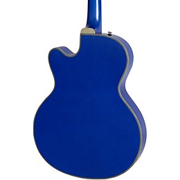 Open Box Epiphone Limited Edition Emperor Swingster Blue Royale Electric Guitar Level 1 Chicago Pearl