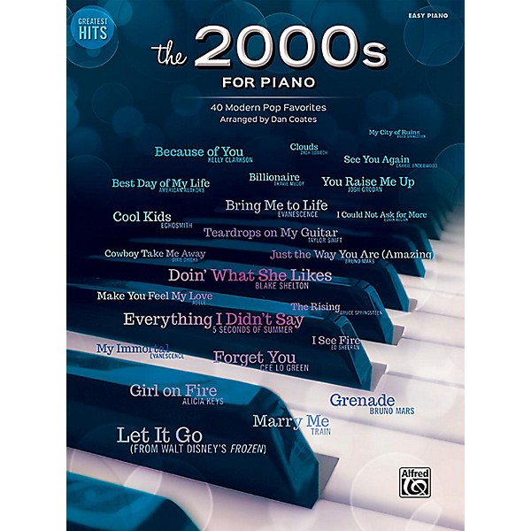 Alfred Greatest Hits The 2000s for Piano Easy Piano Songbook
