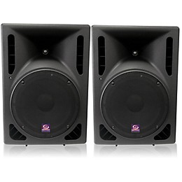 Gem Sound PXA112T-USB 12" Powered Speaker Pair