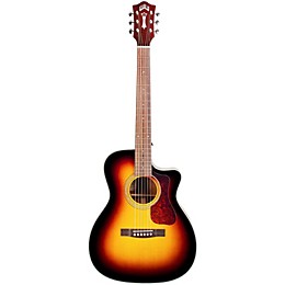 Open Box Guild OM-140CE Acoustic-Electric Guitar Level 2 Sunburst 194744001987