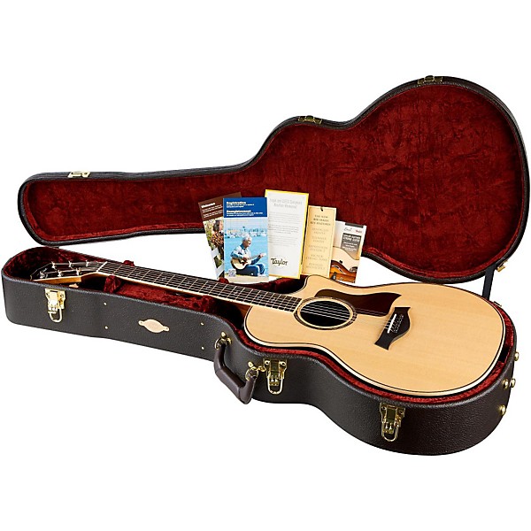 Taylor 800 Series Limited Edition 814ce Brazilian Rosewood 3-Piece Back Grand Auditorium Acoustic-Electric Guitar Natural