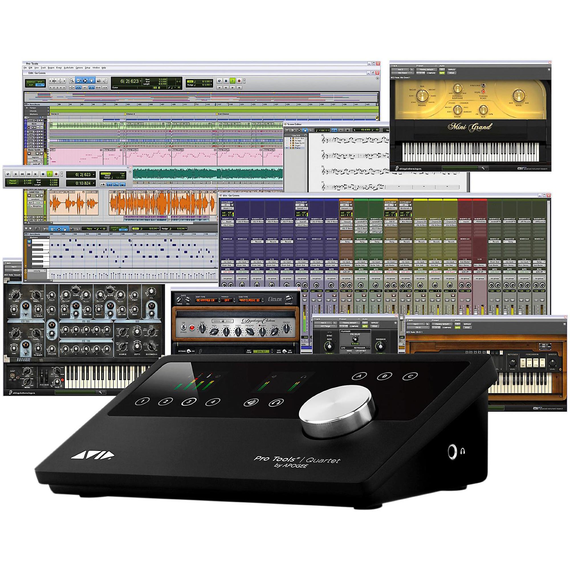 Avid Pro Tools Quartet with 1-Year Pro Tools Subscription | Guitar