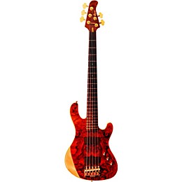 Open Box Cort Jeff Berlin Series Rithimic V Bass Guitar Level 2 Gloss Natural, Rosewood 190839483461