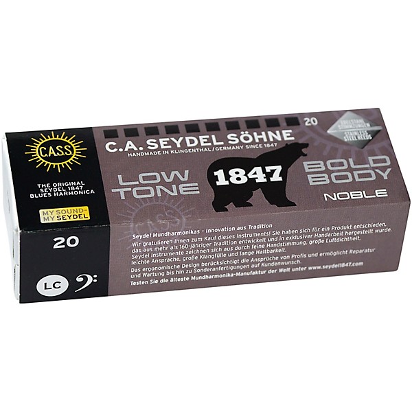 SEYDEL Blues Noble 1847 Harmonica Super Low F