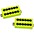 Seymour Duncan SH-8 Invader Humbucker Pickup Set - B... Seymour Duncan SH-8 Invader Humbucker Pickup Set - Black Toxic Yellow