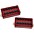 Seymour Duncan SH-8 Invader Humbucker Pickup Set - Bl... Seymour Duncan SH-8 Invader Humbucker Pickup Set - Black Crimson Red