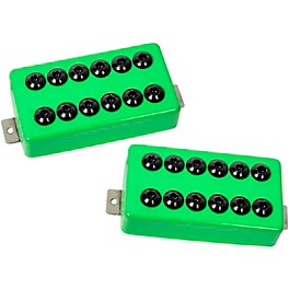 Seymour Duncan SH-8 Invader Humbucker Pickup Set - Bla... Seymour Duncan SH-8 Invader Humbucker Pickup Set - Black Lime Green